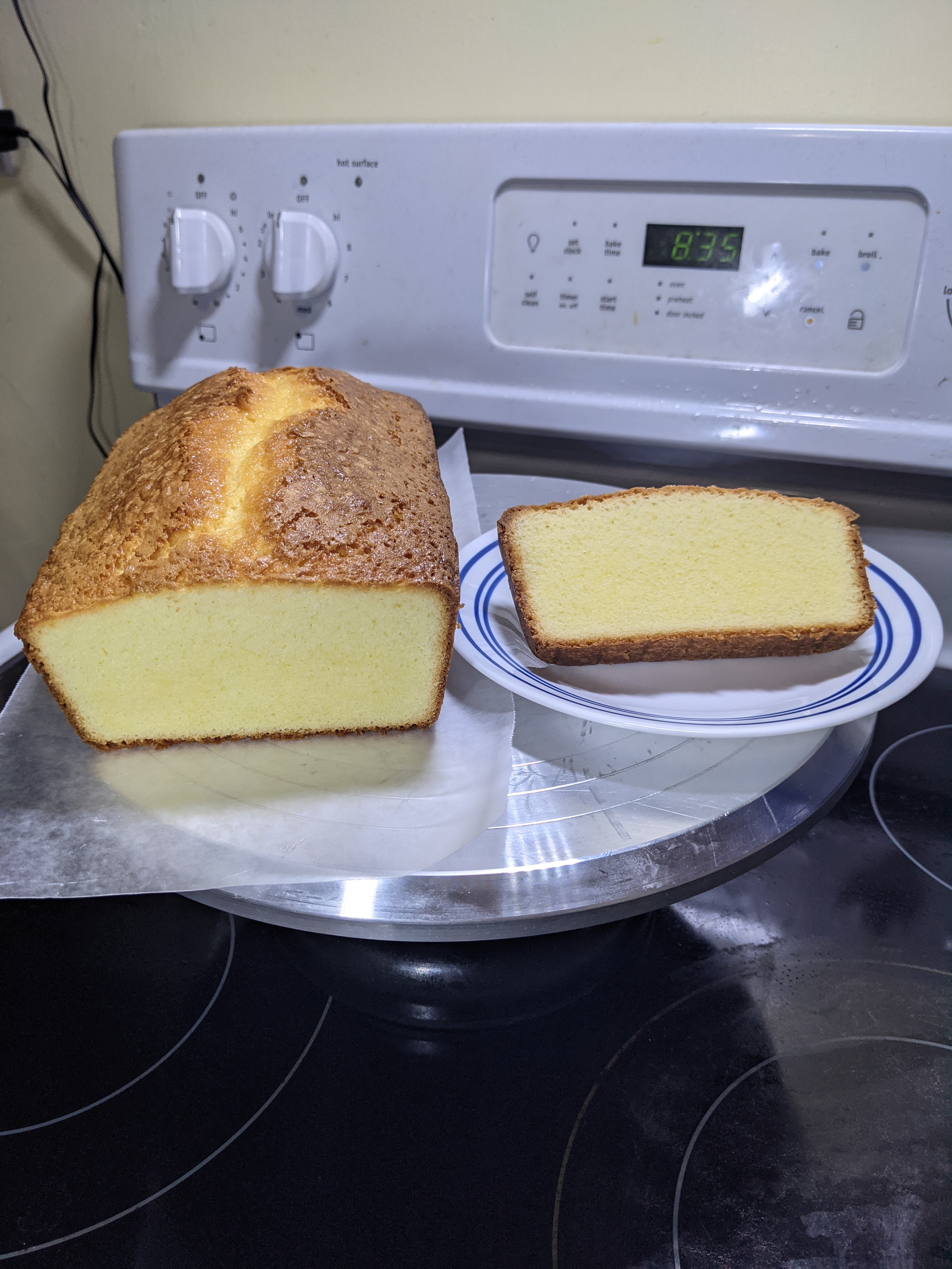 A pound cake